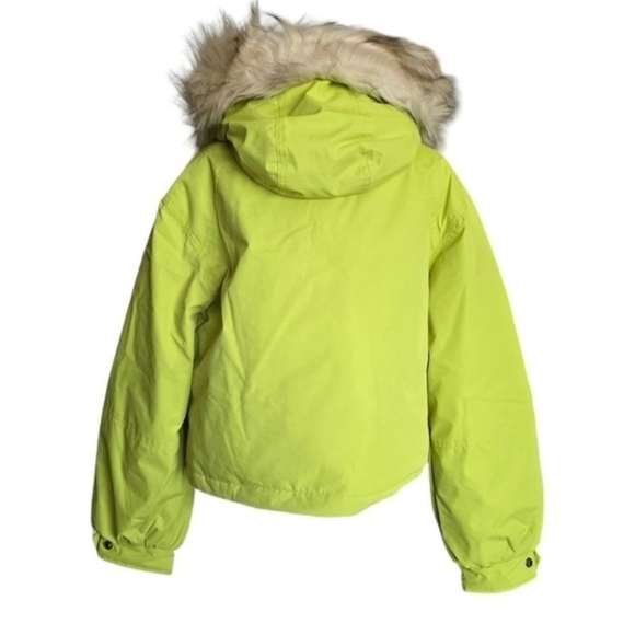 NWT Anthropologie Cropped Hooded Puffer Coat, Size XS - Picture 9 of 14